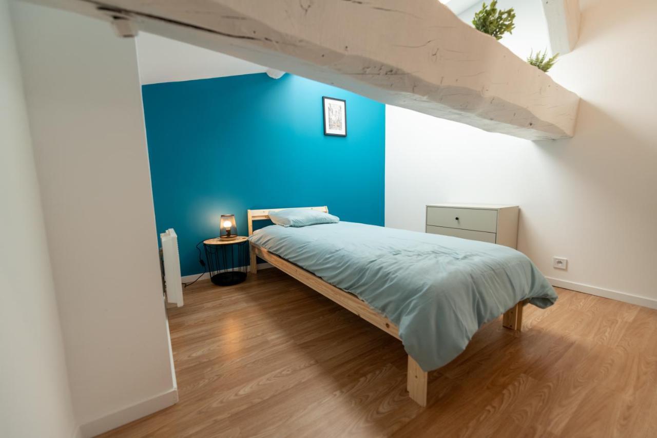 Kasa Duplex - Climatisation - Balcon - Parking Prive Apartment Luaran gambar