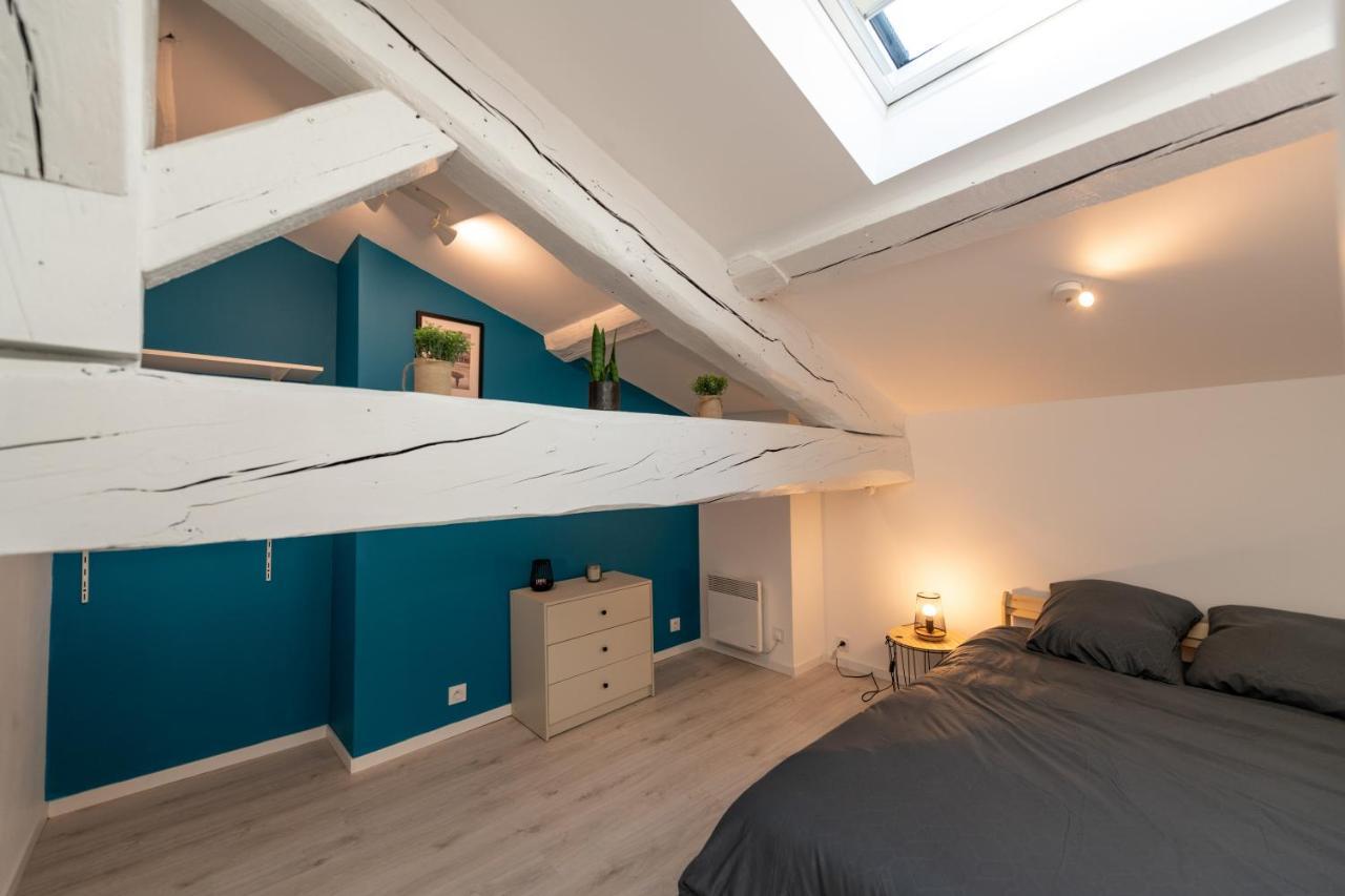 Kasa Duplex - Climatisation - Balcon - Parking Prive Apartment Luaran gambar