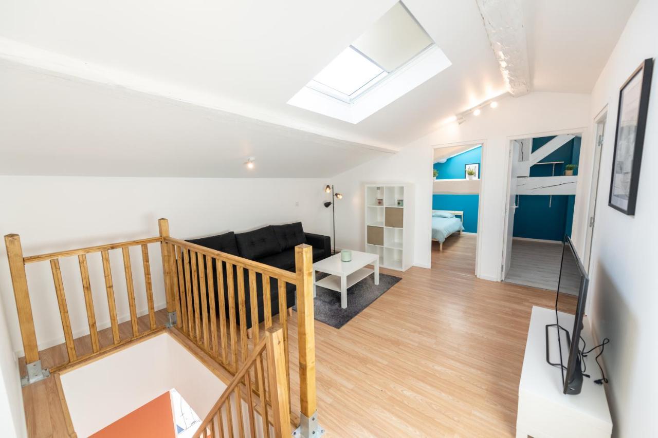 Kasa Duplex - Climatisation - Balcon - Parking Prive Apartment Luaran gambar