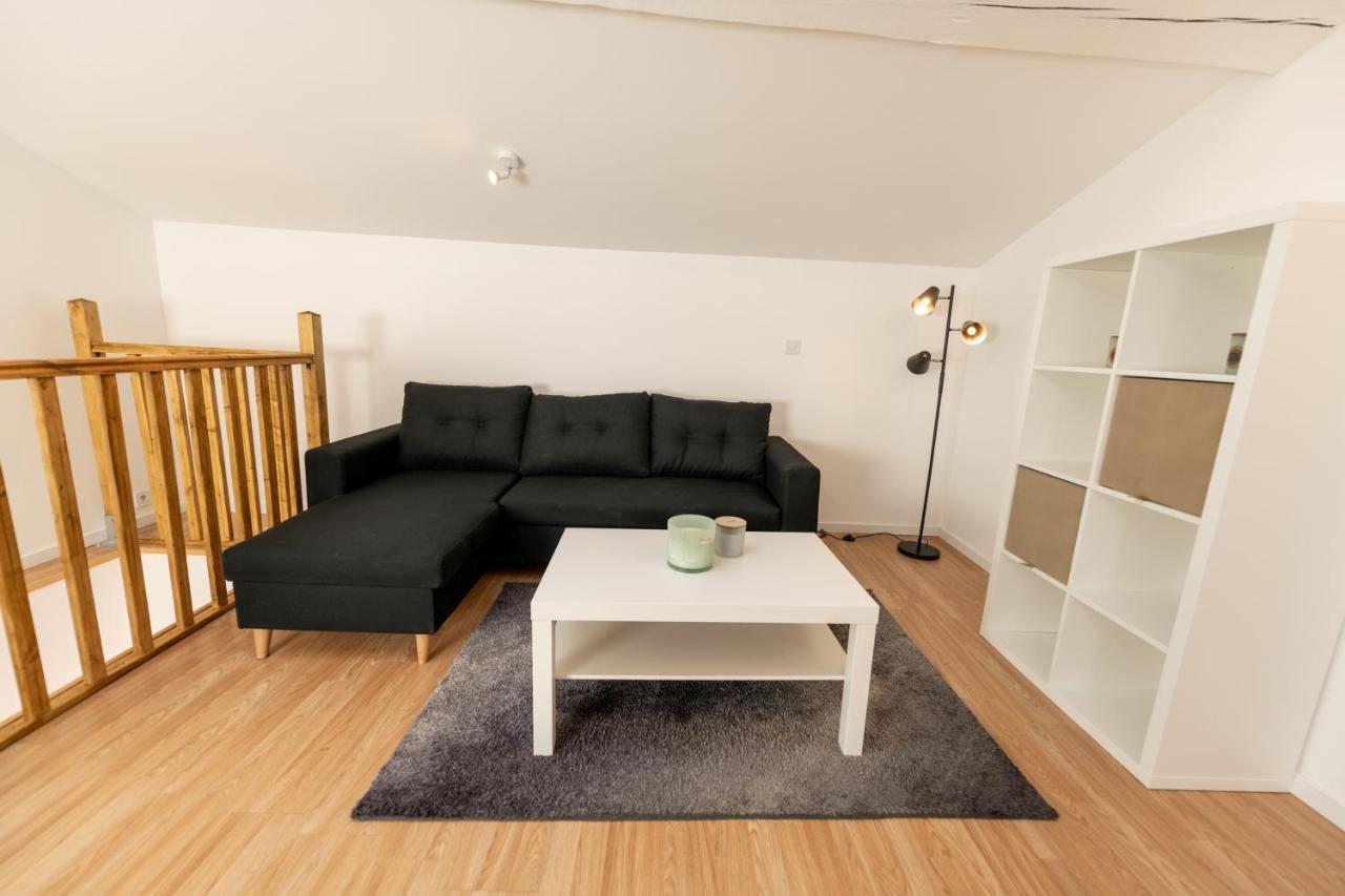 Kasa Duplex - Climatisation - Balcon - Parking Prive Apartment Luaran gambar