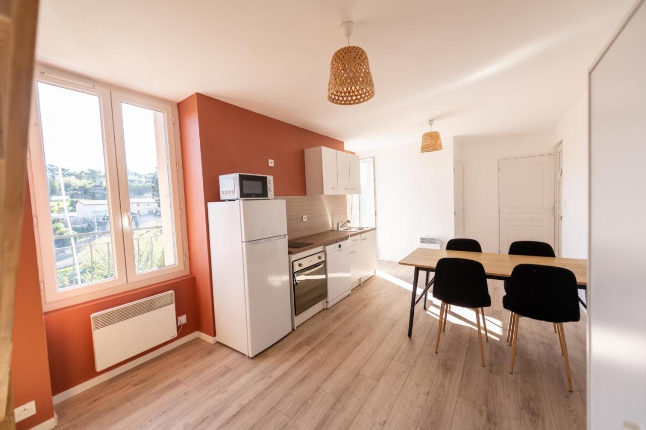 Kasa Duplex - Climatisation - Balcon - Parking Prive Apartment Luaran gambar