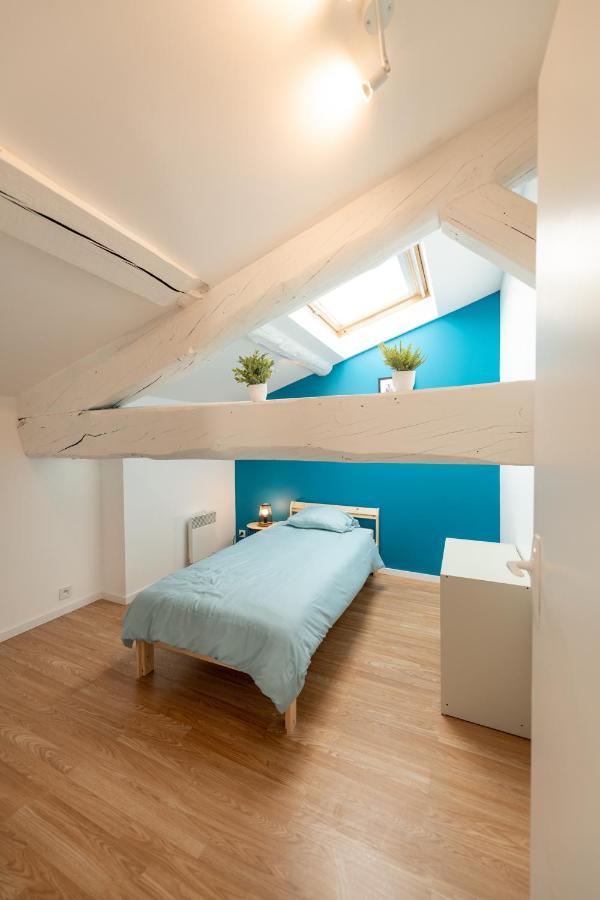 Kasa Duplex - Climatisation - Balcon - Parking Prive Apartment Luaran gambar