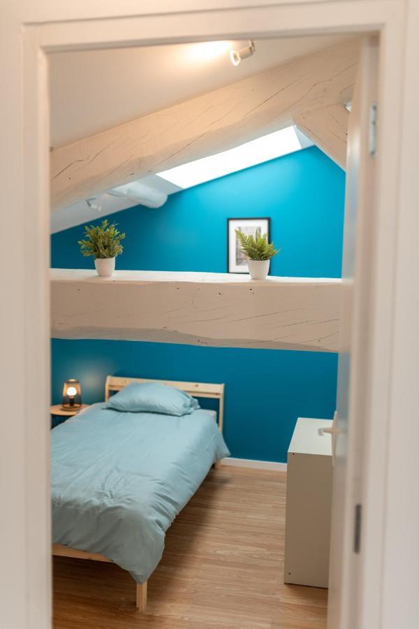 Kasa Duplex - Climatisation - Balcon - Parking Prive Apartment Luaran gambar