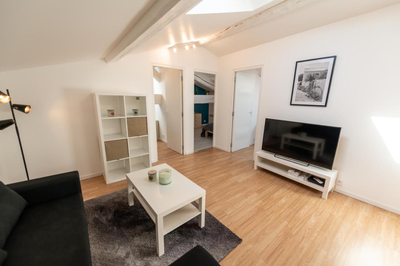 Kasa Duplex - Climatisation - Balcon - Parking Prive Apartment Luaran gambar